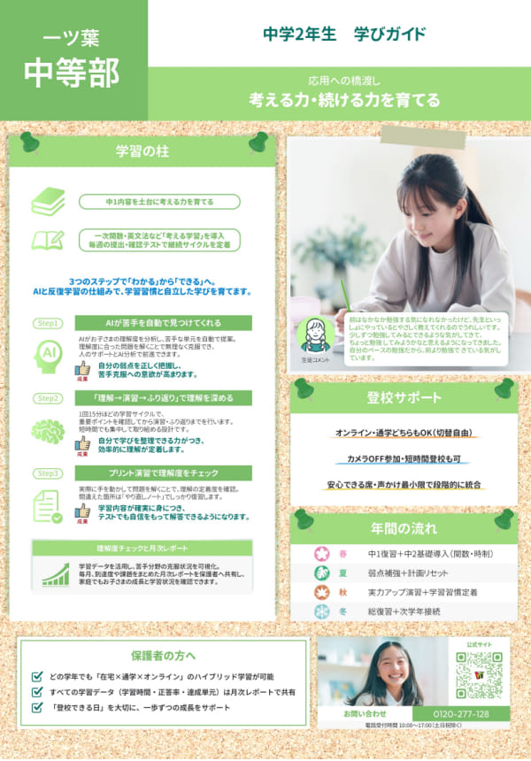 中学1年生 学びガイド