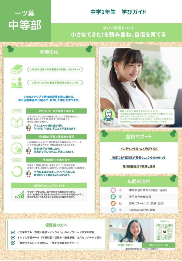 中学2年生 学びガイド